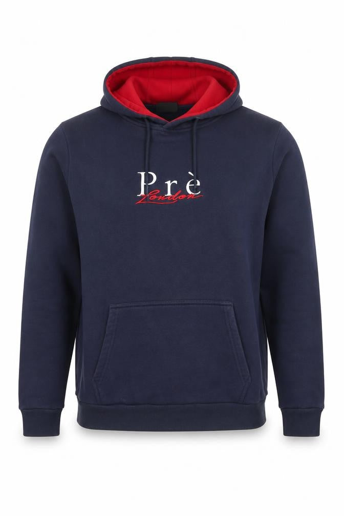 Mens UK Size M Pre London Blue Pullover Hoodie