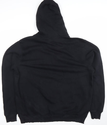 Mens UK Size L t-base Black Pullover Hoodie