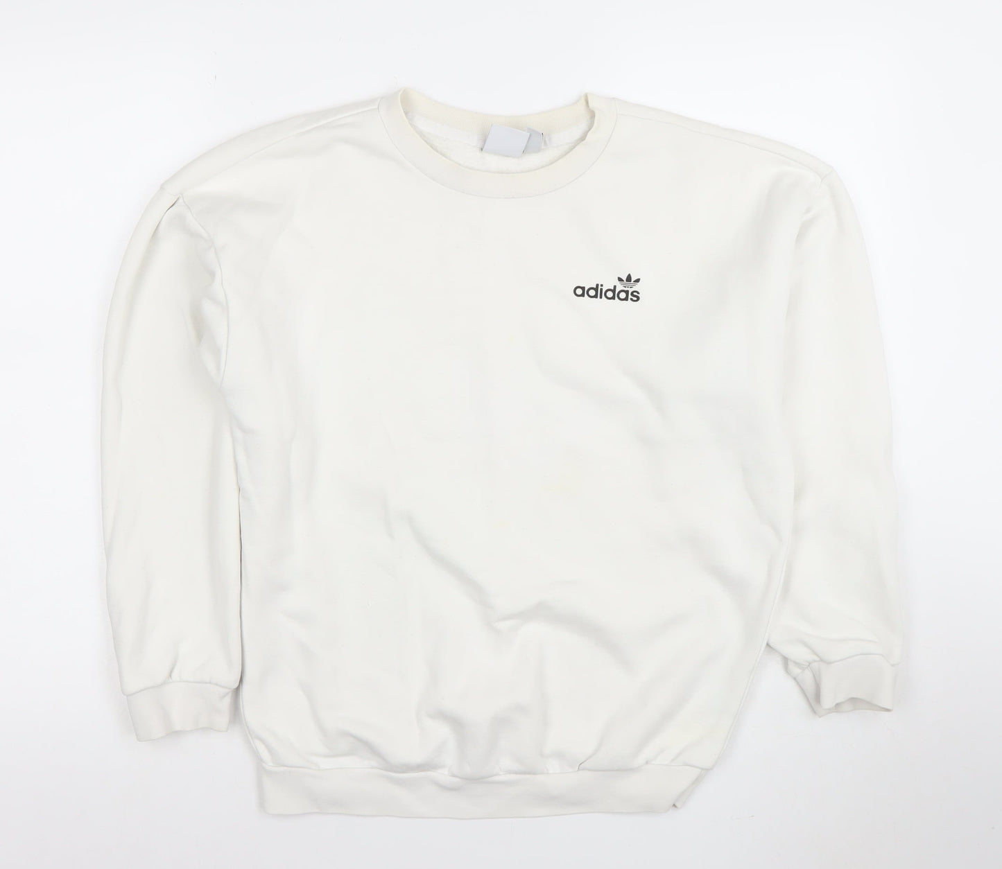 Womens UK Size XS adidas Ivory Pullover Sweatshirt