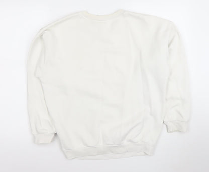 Womens UK Size XS adidas Ivory Pullover Sweatshirt