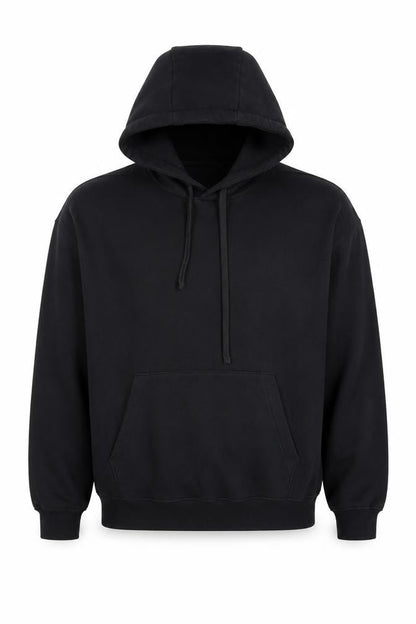Mens UK Size M Zara Black Pullover Hoodie