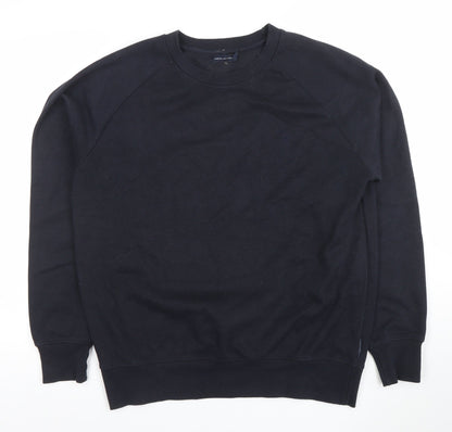 Mens UK Size XL French Connection Black Pullover Sweatshirt