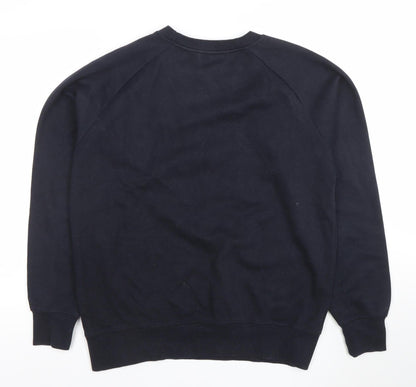 Mens UK Size XL French Connection Black Pullover Sweatshirt