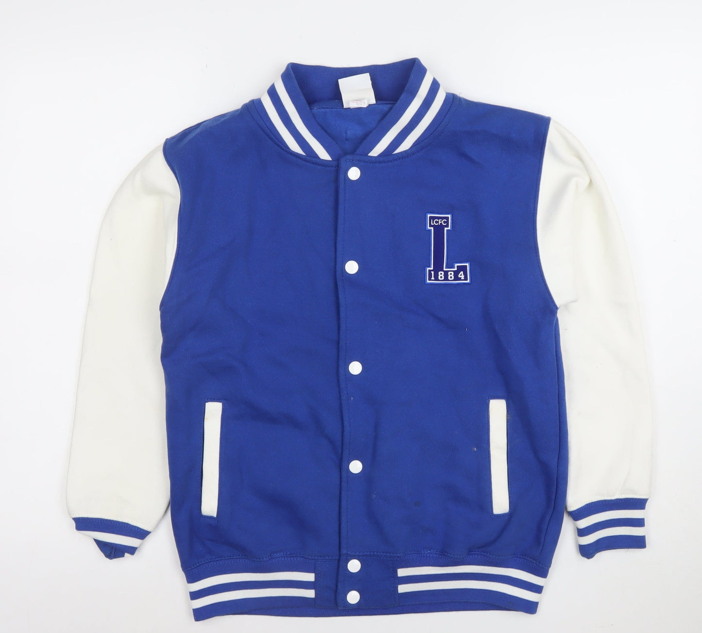 Boys UK Size 12-13 Years Leicester City Football Club Blue Varsity Jacket
