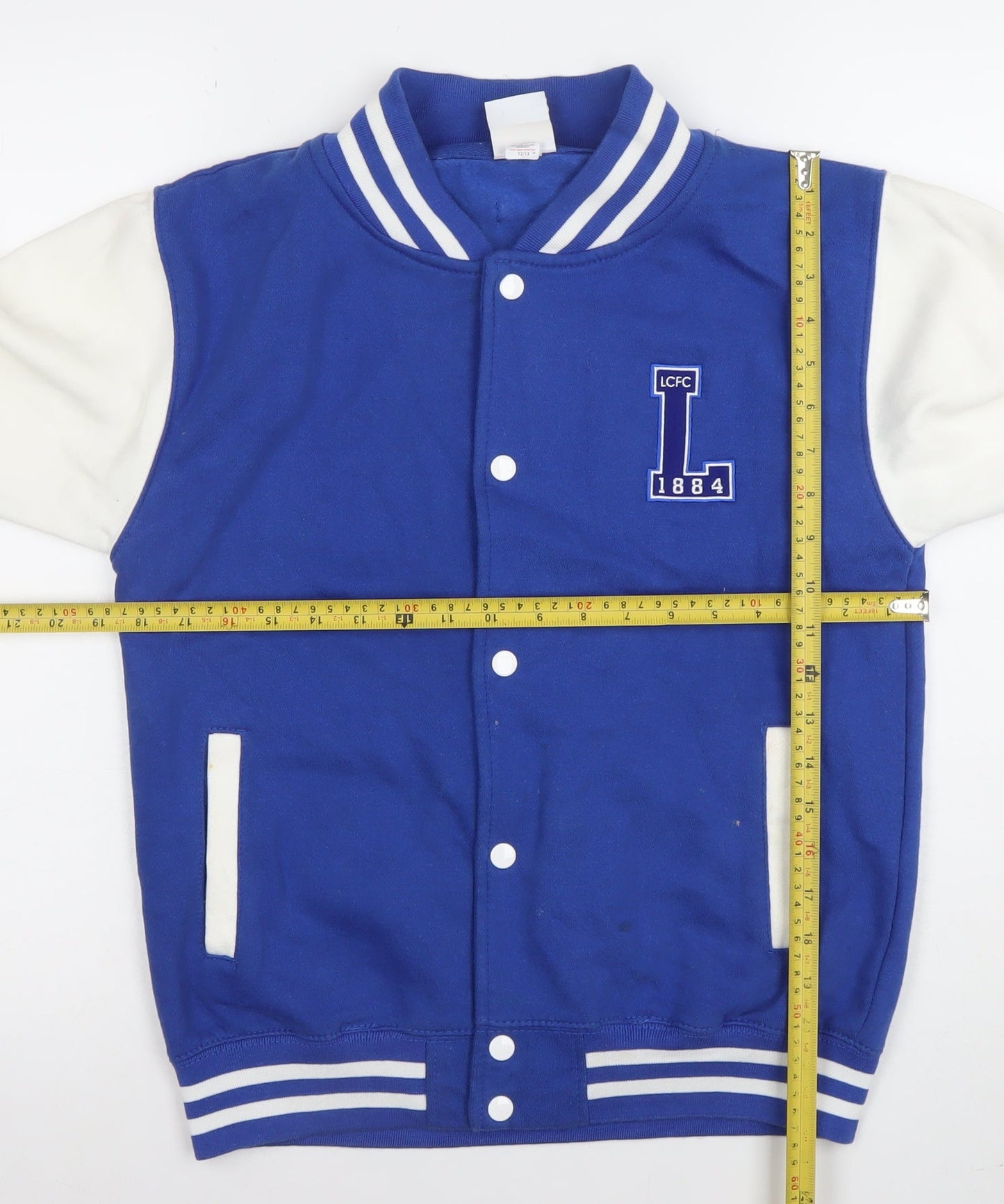 Boys UK Size 12-13 Years Leicester City Football Club Blue Varsity Jacket
