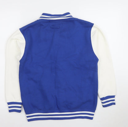 Boys UK Size 12-13 Years Leicester City Football Club Blue Varsity Jacket