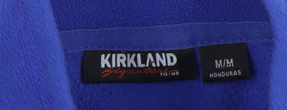 Womens UK Size M Kirkland Signature Blue Pullover Sweatshirt