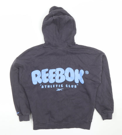 Boys UK Size 11 Years Reebok Black Pullover Hoodie