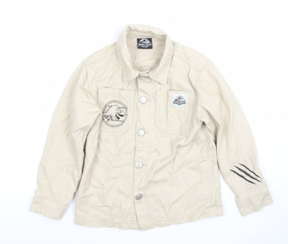 Boys UK Size 6-7 Years Primark Beige Basic Jacket