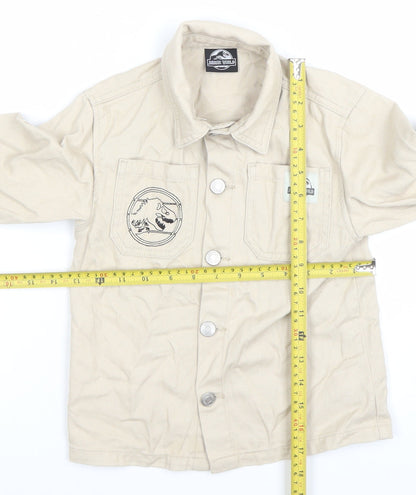 Boys UK Size 6-7 Years Primark Beige Basic Jacket