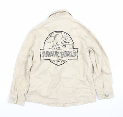 Boys UK Size 6-7 Years Primark Beige Basic Jacket