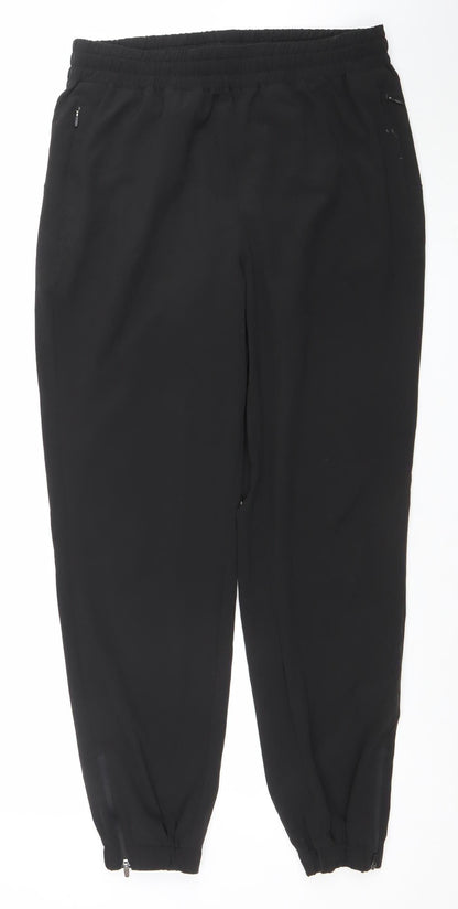 Womens UK Size L H&M Move Regular Fit Jogger Black Trousers