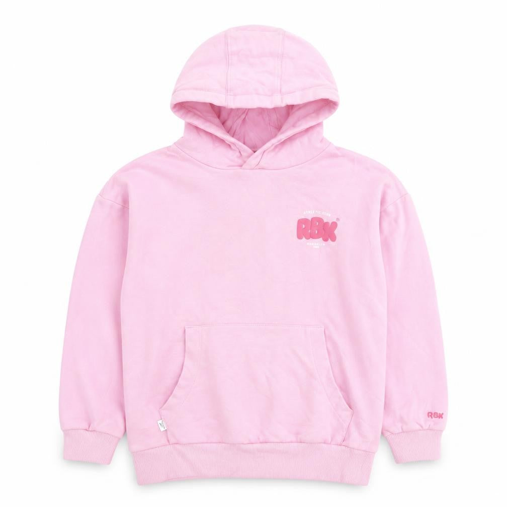 Girls UK Size 9 Years Reebok Pink Pullover Hoodie