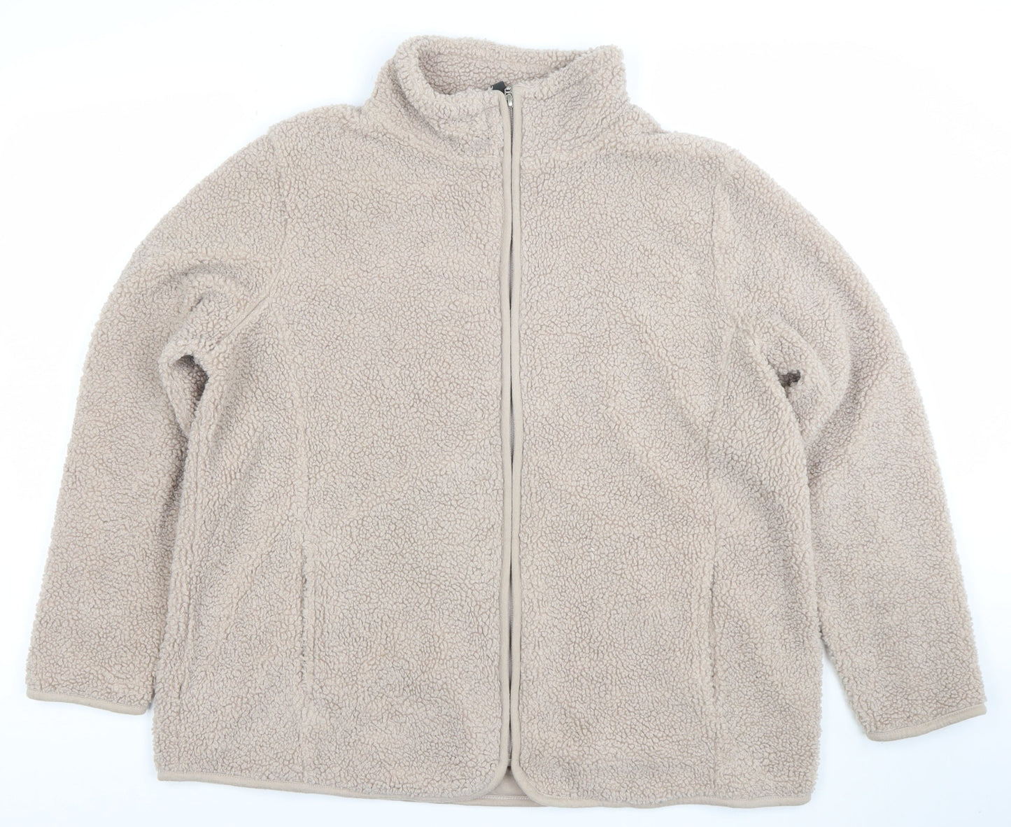 Womens UK Size 18 Bonmarche Beige Basic Jacket