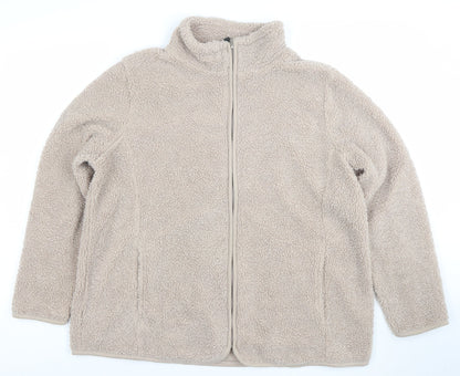 Womens UK Size 18 Bonmarche Beige Basic Jacket