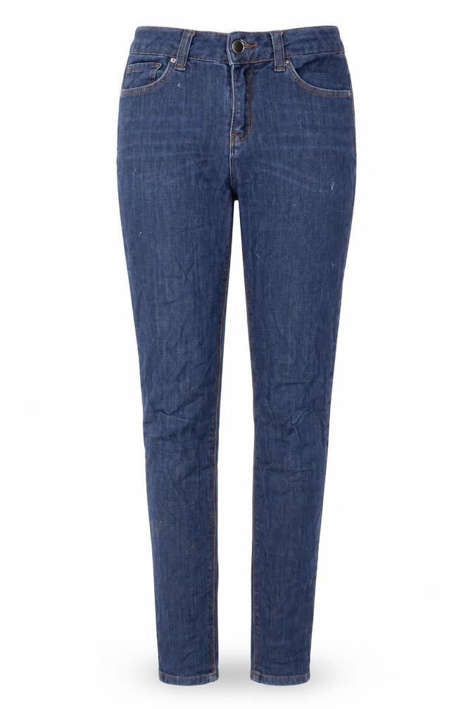 Womens UK Size 8 Castro Jeans Slim Fit Skinny Blue Jeans