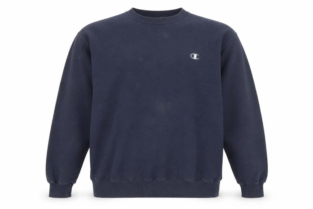 Mens UK Size L Champion Blue Pullover Sweatshirt