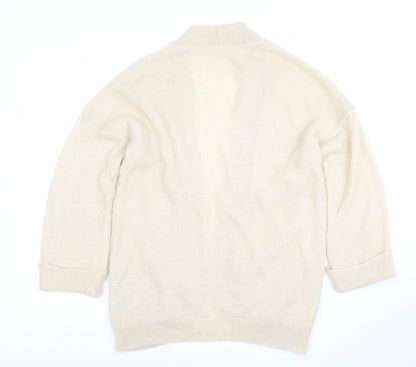 Womens UK Size S Wallis Beige Cardigan Jumper