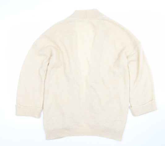 Womens UK Size S Wallis Beige Cardigan Jumper