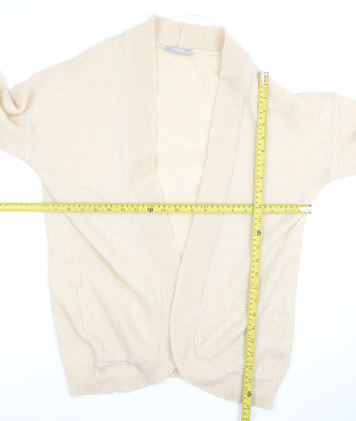 Womens UK Size S Wallis Beige Cardigan Jumper
