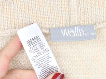 Womens UK Size S Wallis Beige Cardigan Jumper