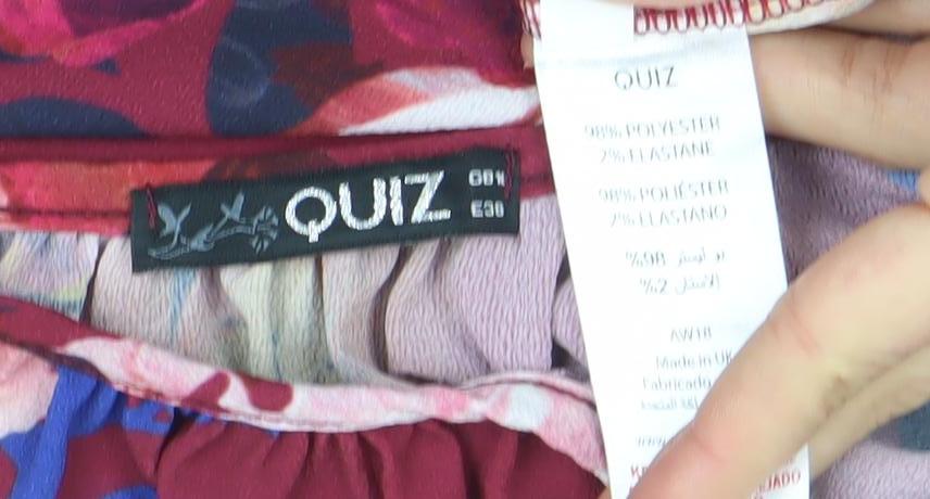 Womens UK Size 8 Quiz Red Camisole Blouse