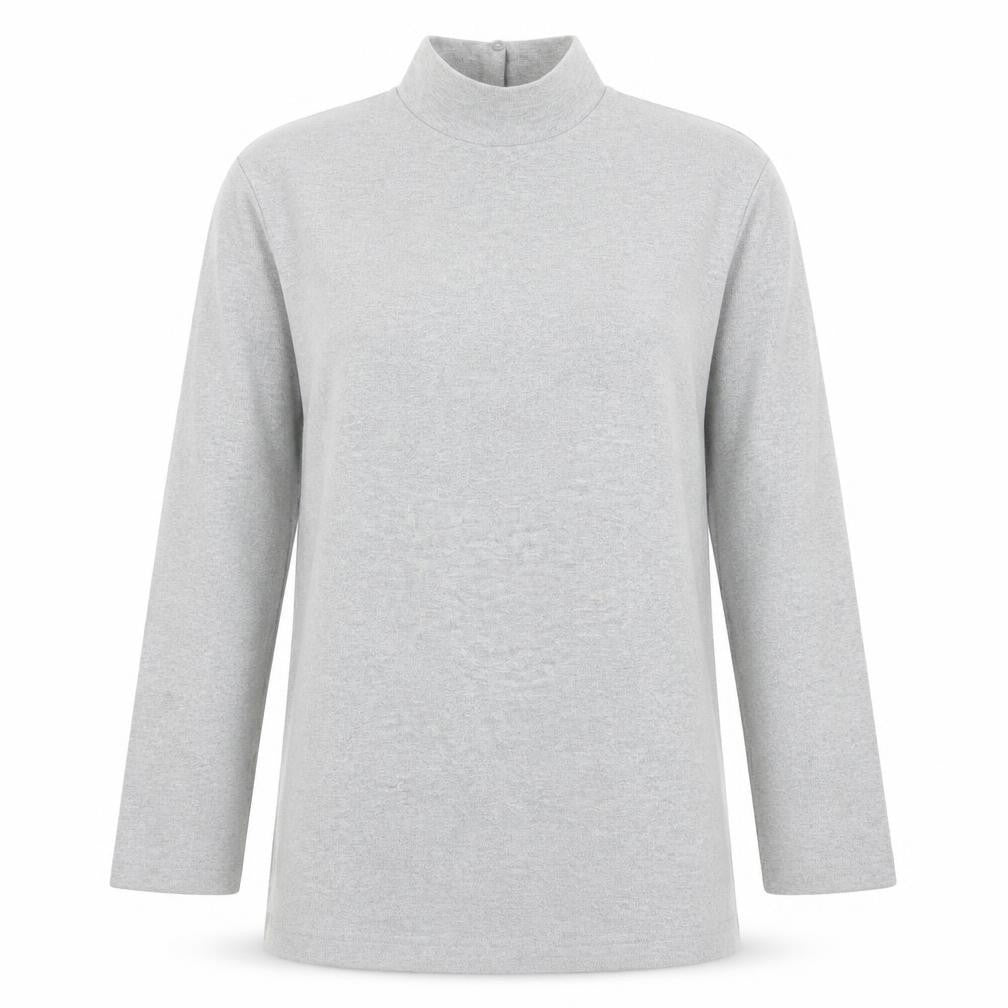 Womens UK Size S New Look Grey Tunic Sweatshirt