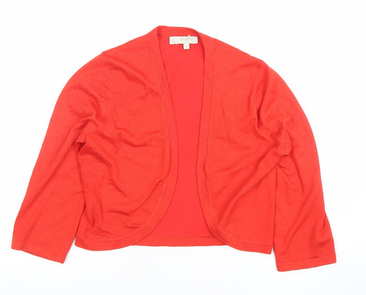 Womens UK Size S Hobbs Red Cardigan Jumper