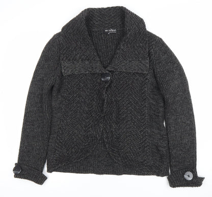 Womens UK Size 12 Marks and Spencer Grey Cardigan Jumper