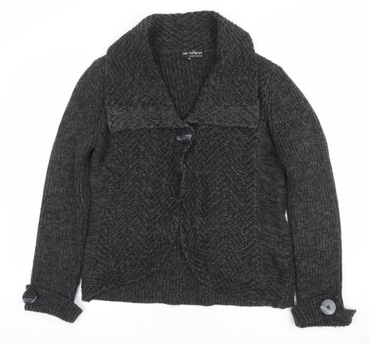 Womens UK Size 12 Marks and Spencer Grey Cardigan Jumper