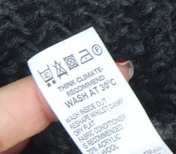 Womens UK Size 12 Marks and Spencer Grey Cardigan Jumper