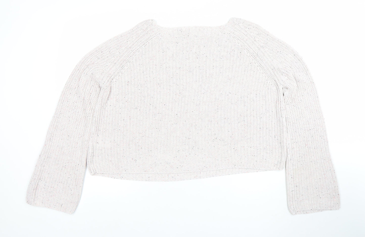 Womens UK Size S H&M Beige Pullover Jumper
