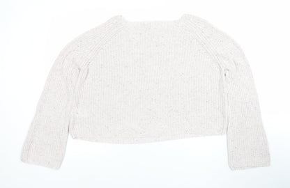 Womens UK Size S H&M Beige Pullover Jumper