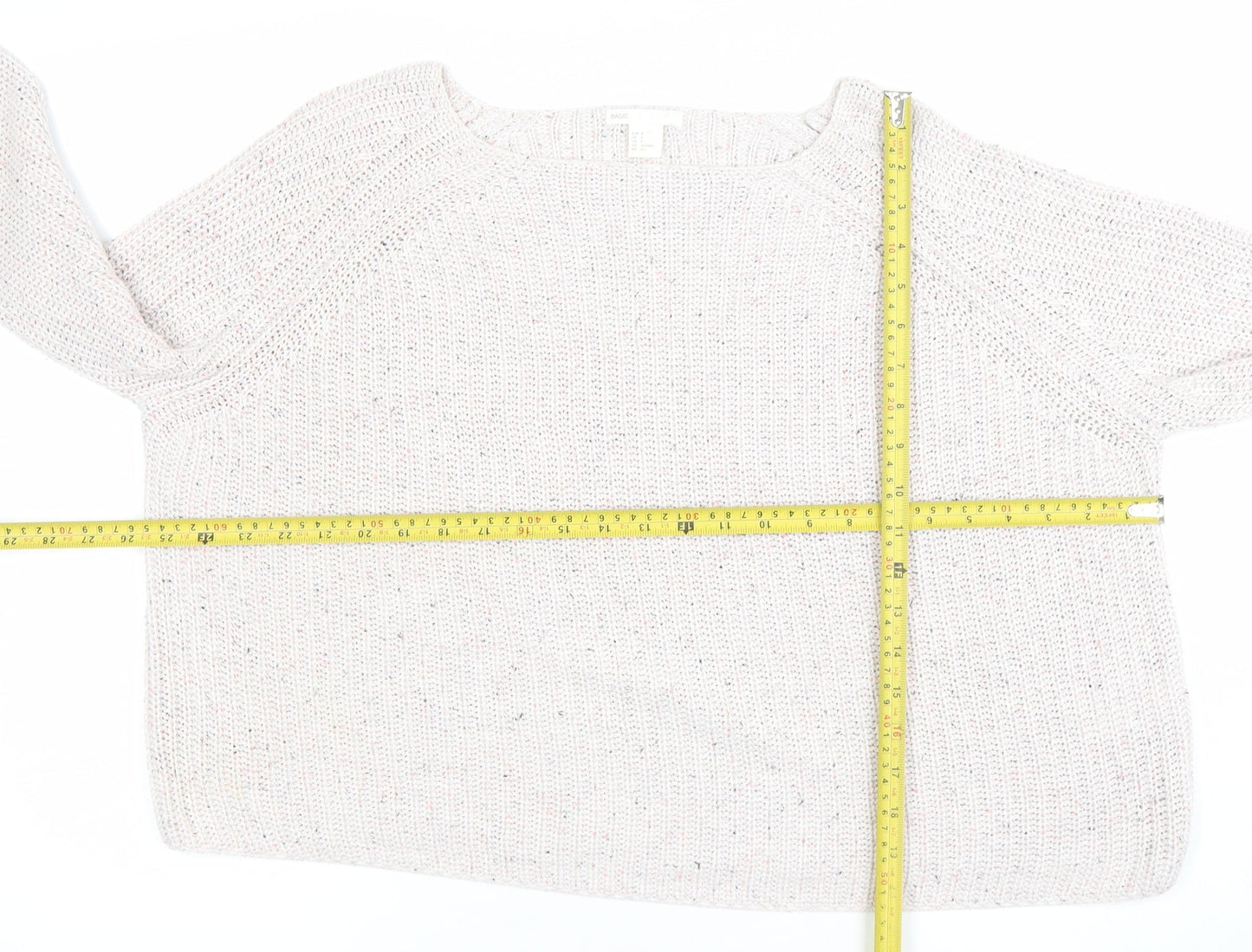 Womens UK Size S H&M Beige Pullover Jumper