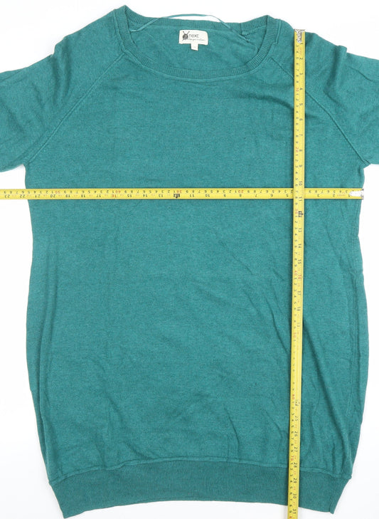 Womens UK Size 18 NEXT Green Pullover Jumper
