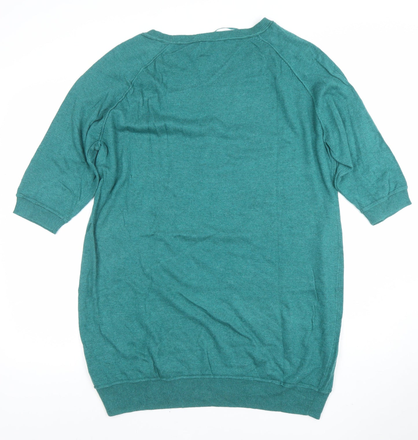 Womens UK Size 18 NEXT Green Pullover Jumper