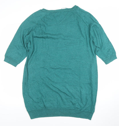 Womens UK Size 18 NEXT Green Pullover Jumper