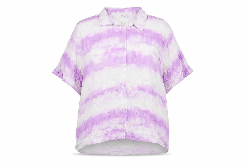 Womens UK Size 18 River Island Multicoloured Basic Button-Up