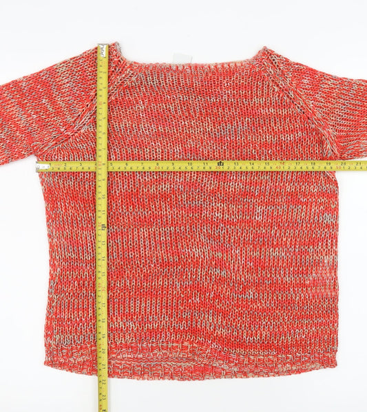 Womens UK Size M VERO MODA Red Pullover Jumper