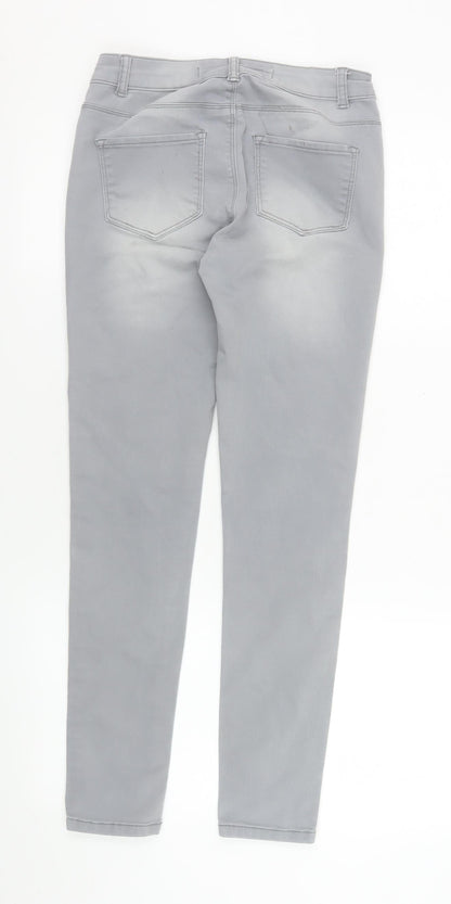 Womens UK Size 8 Denim Co Slim Fit Skinny Grey Jeans