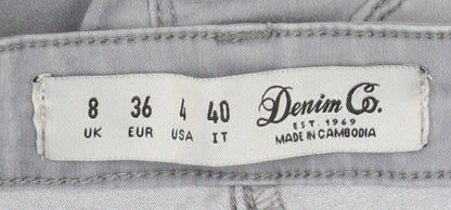 Womens UK Size 8 Denim Co Slim Fit Skinny Grey Jeans