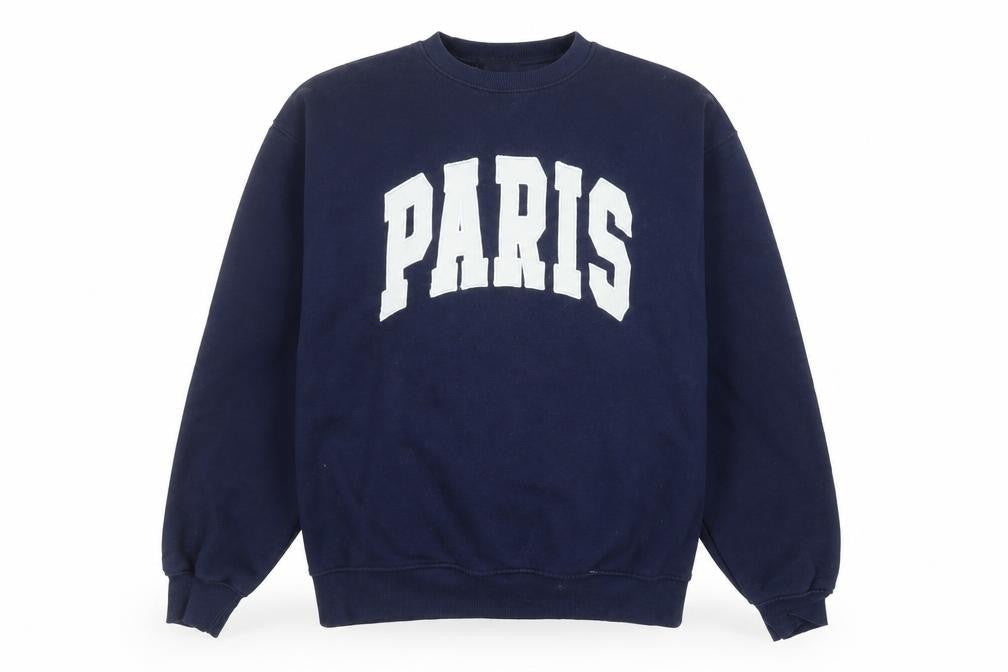 Unisex Adults UK Size S Stradivarius Blue Pullover Sweatshirt