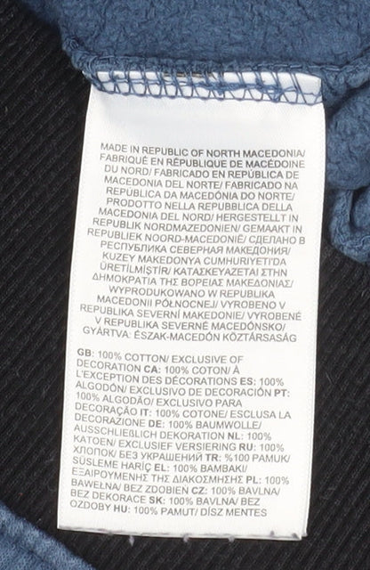 Mens UK Size S The North Face Blue Basic Jacket