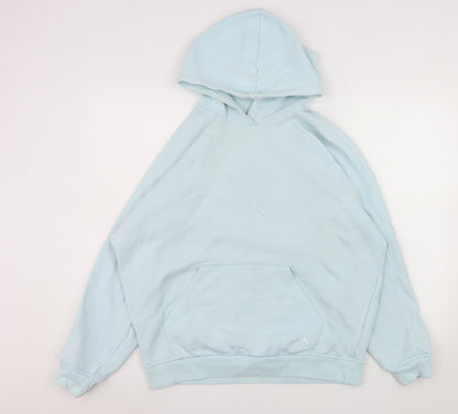 Womens UK Size L adidas Blue Pullover Hoodie
