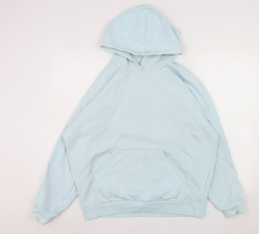 Womens UK Size L adidas Blue Pullover Hoodie