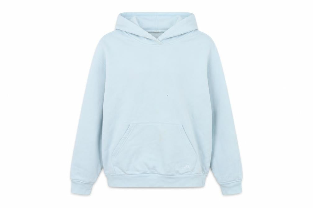 Womens UK Size L adidas Blue Pullover Hoodie