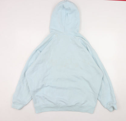 Womens UK Size L adidas Blue Pullover Hoodie