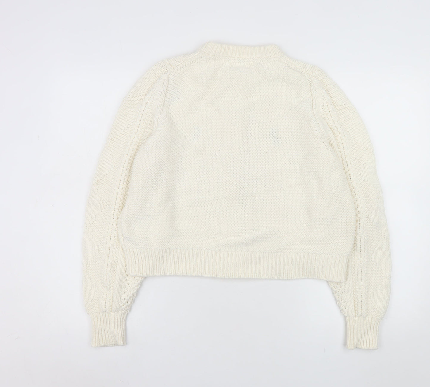 Womens UK Size 16 Marks and Spencer Ivory Cardigan Jumper