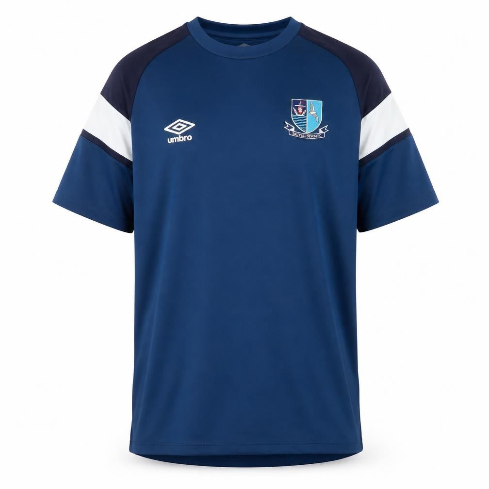 Mens UK Size L Umbro Blue FootballGym & TrainingRunning & Jogging T-Shirt