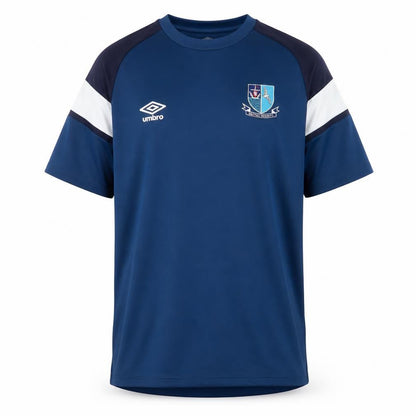 Mens UK Size L Umbro Blue FootballGym & TrainingRunning & Jogging T-Shirt